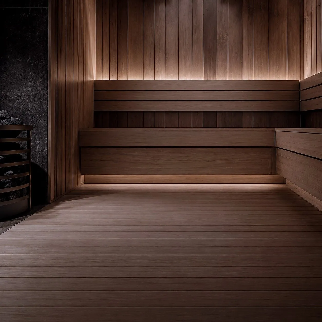 Sauna — architectural interior